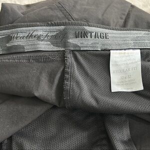 Weatherproof Dark Gray Chinos with Textured Finish 32 X 32